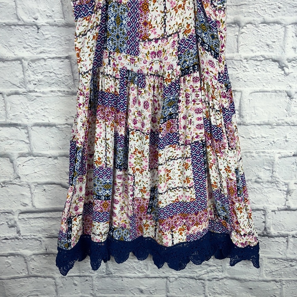 Knitworks Ruffled Floral Spring Dress - Picture 6 of 8